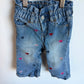 Gap Embroidery Bow Jeans / 12-18m