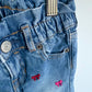 Gap Embroidery Bow Jeans / 12-18m