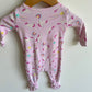 Unicorn Pink Footed Sleeper / 0-3m