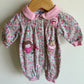 Tea Time Jumpsuit Sleeper / 0-3m?
