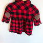 Plaid Long Sleeve Dress / 6-12m