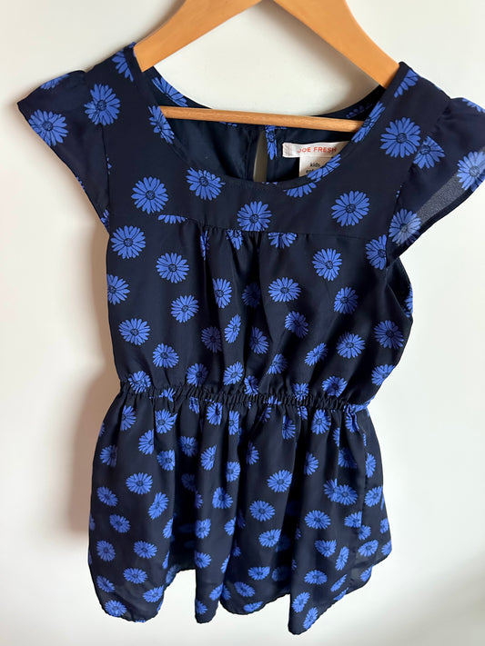 Blue Flower Dress / 8 years