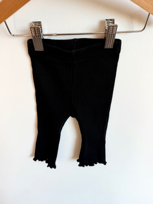 Black Flared Pants / 3-6m