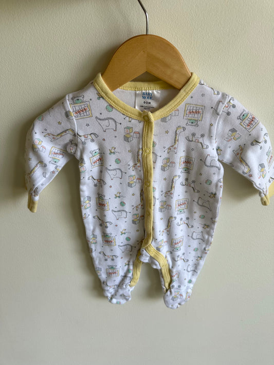 Animal Toy Sleeper / 0-3m