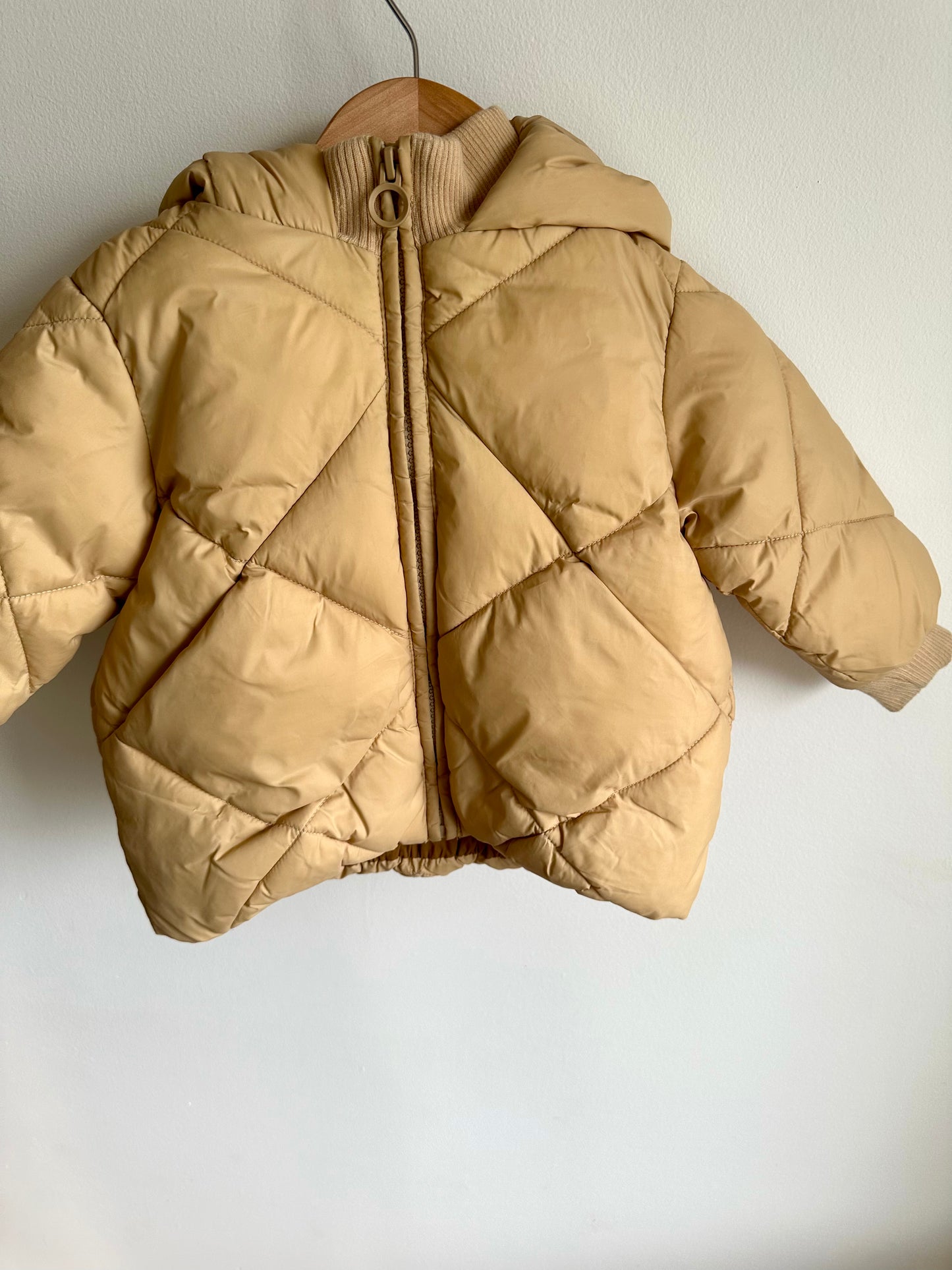 Zara Hooded Puffer Jacket / 9-12m