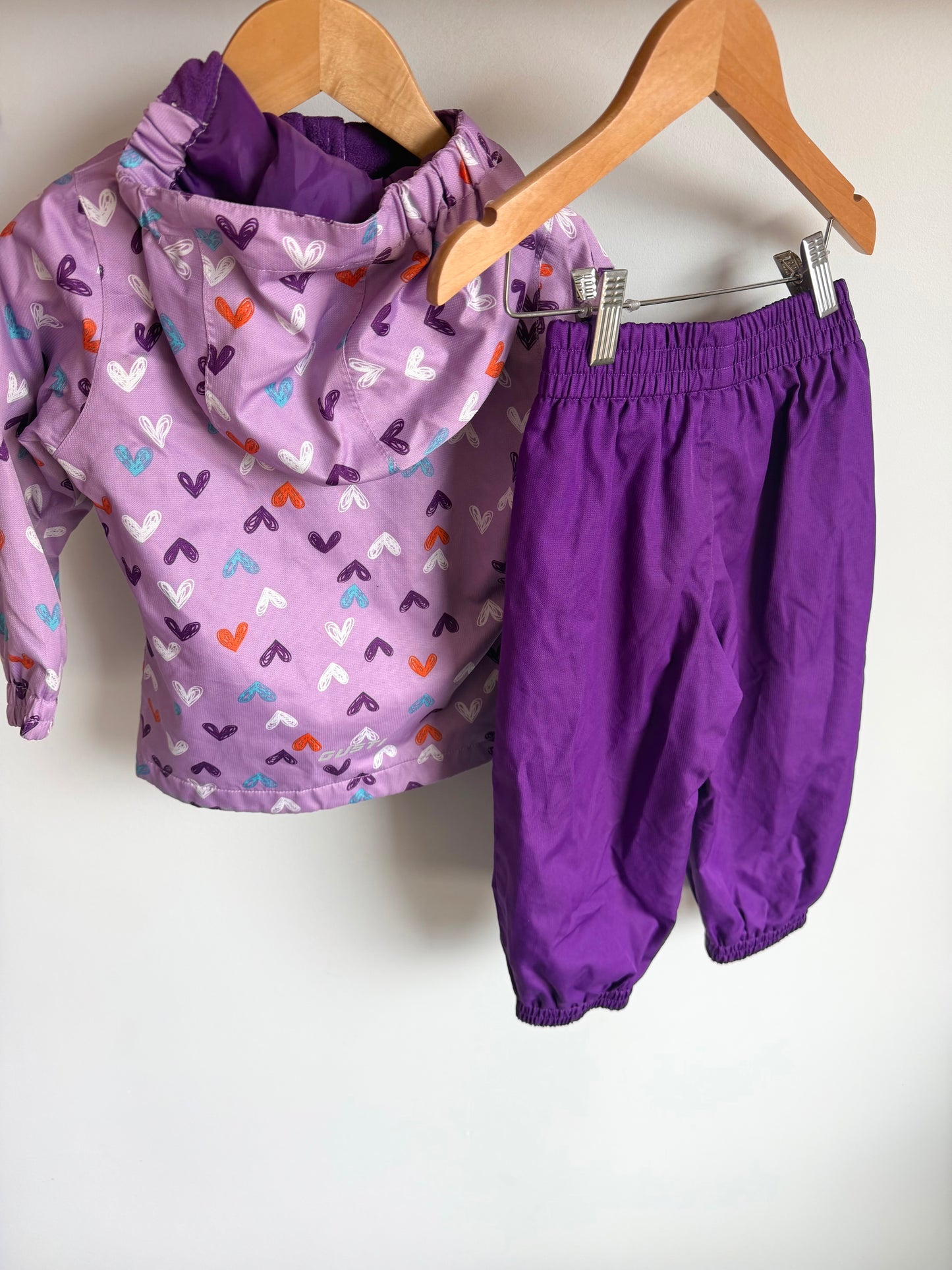 Gusti Purple Heart Jacket + Pants Set / 3T