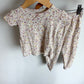 Purple Flowers PJ Set / 2T