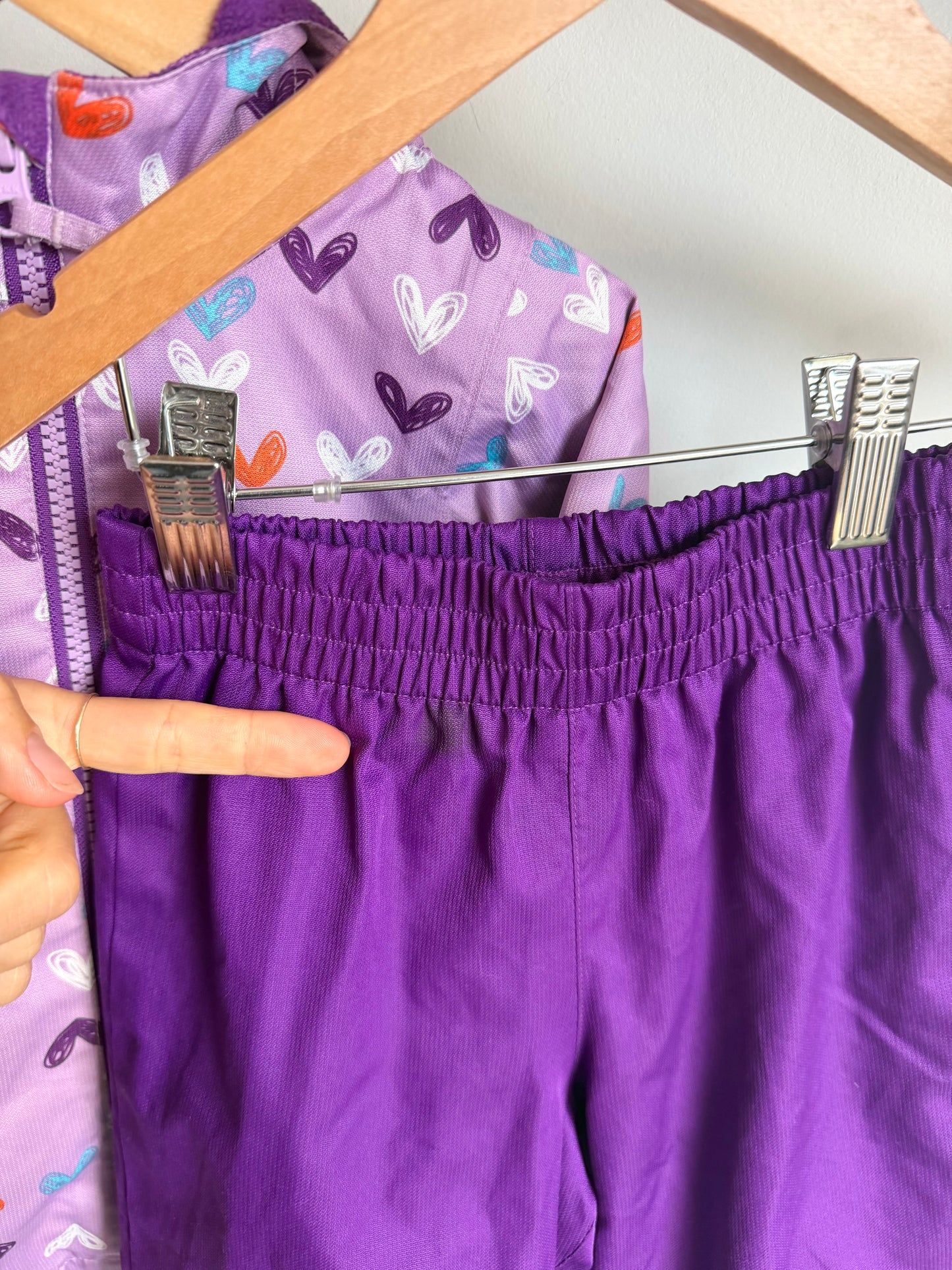 Gusti Purple Heart Jacket + Pants Set / 3T