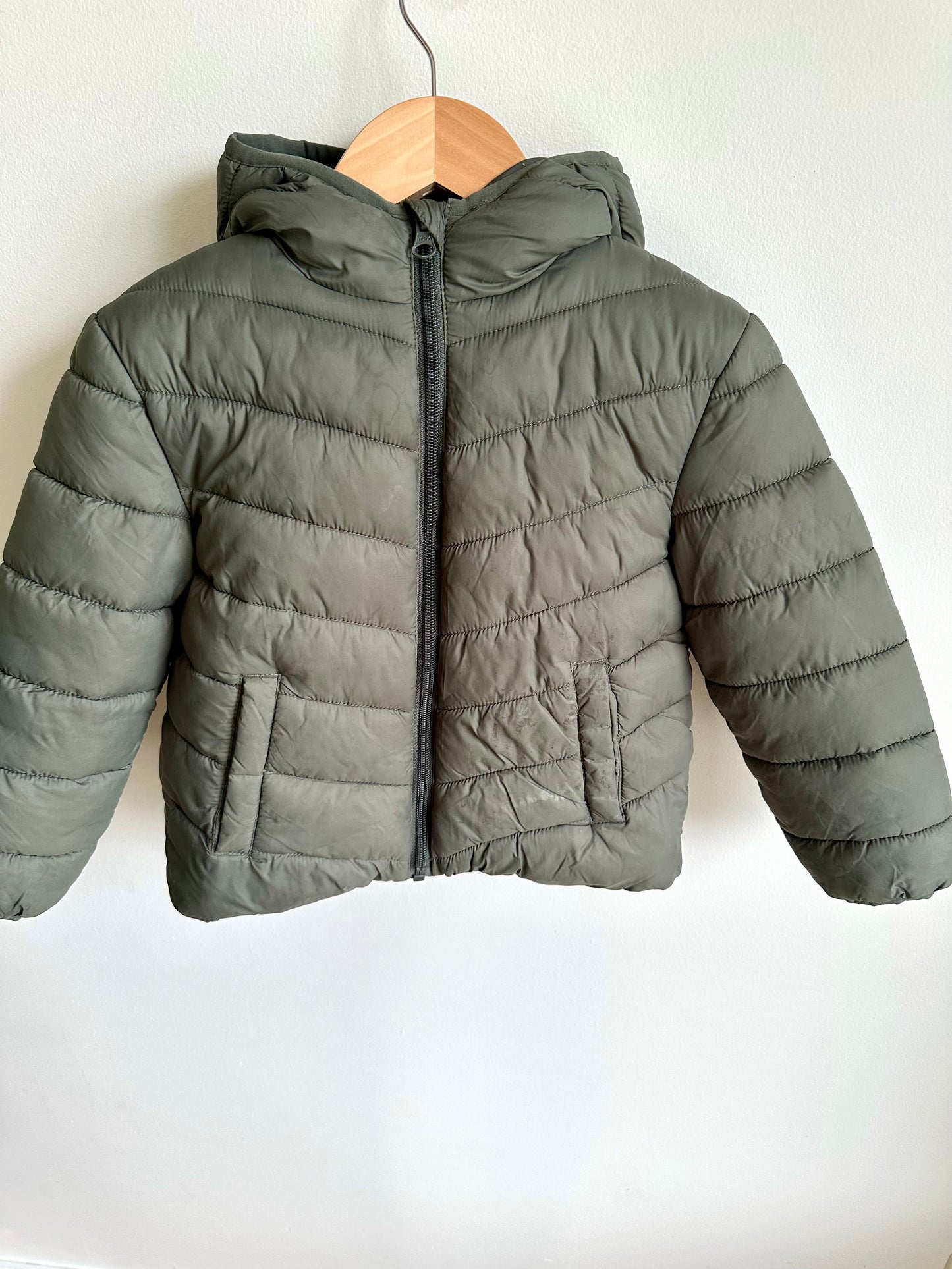 Olive Puffer Jacket (PLAY)/ 4T