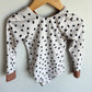 Polka Dot Long Sleeve Swimsuit / 2-3T