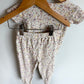 Purple Flowers PJ Set / 2T