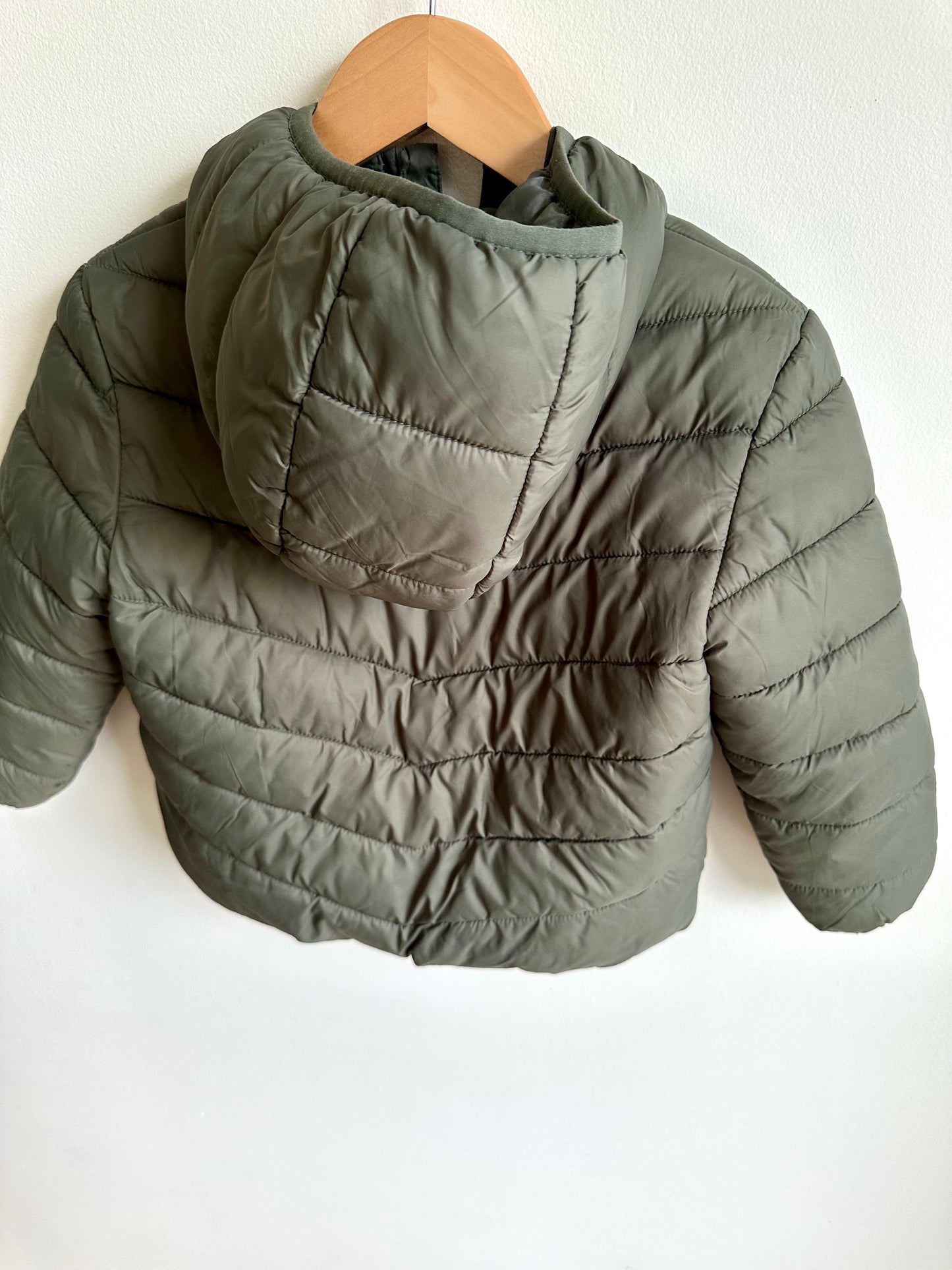 Olive Puffer Jacket (PLAY)/ 4T