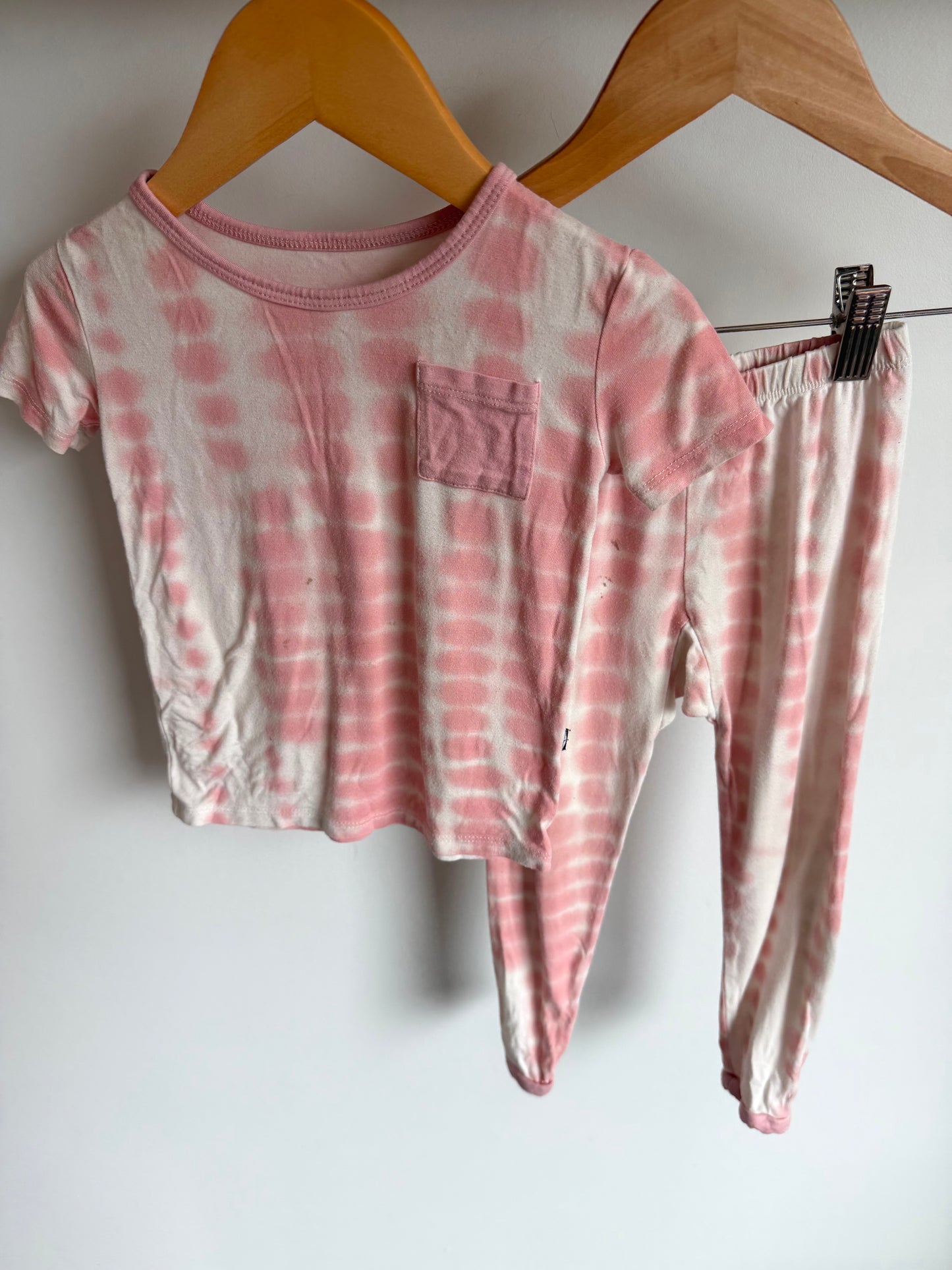 Kyte Pink Tie Dye Pj Set (PLAY) / 2-3T