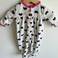 Bow Fleece Sleeper / 3m