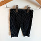Polka Dot Black and White Pants / 3m