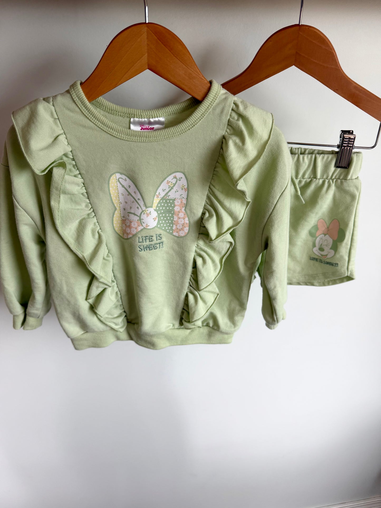 Minnie Life if Sweet Shorts + Sweater Set / 3T