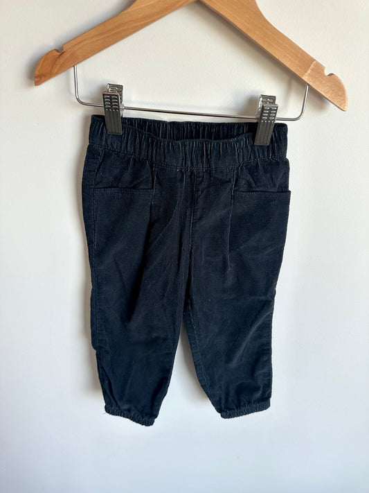 Black Corduroy Pants / 18m