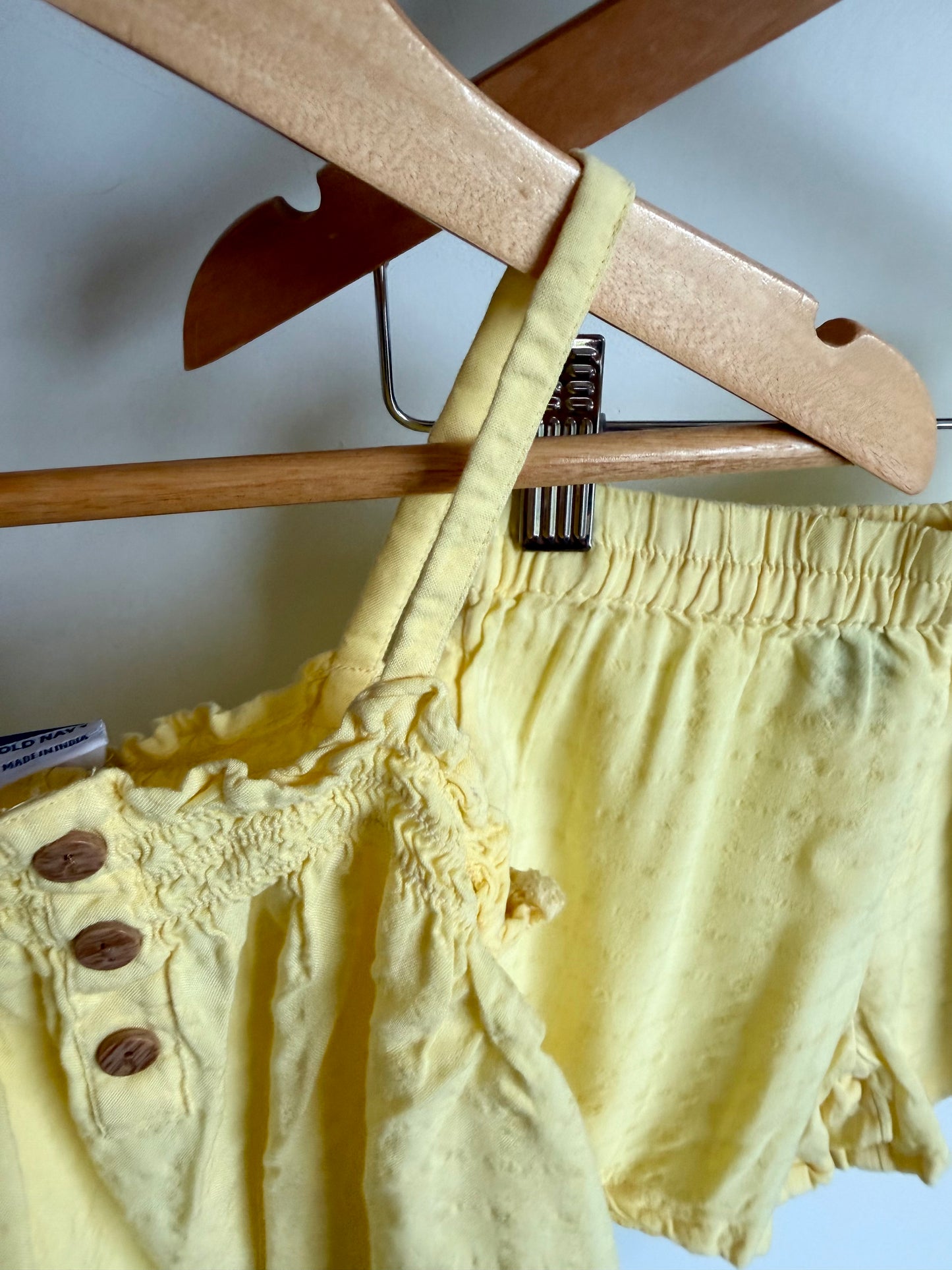 Yellow Top + Shorts Set / 2-3T