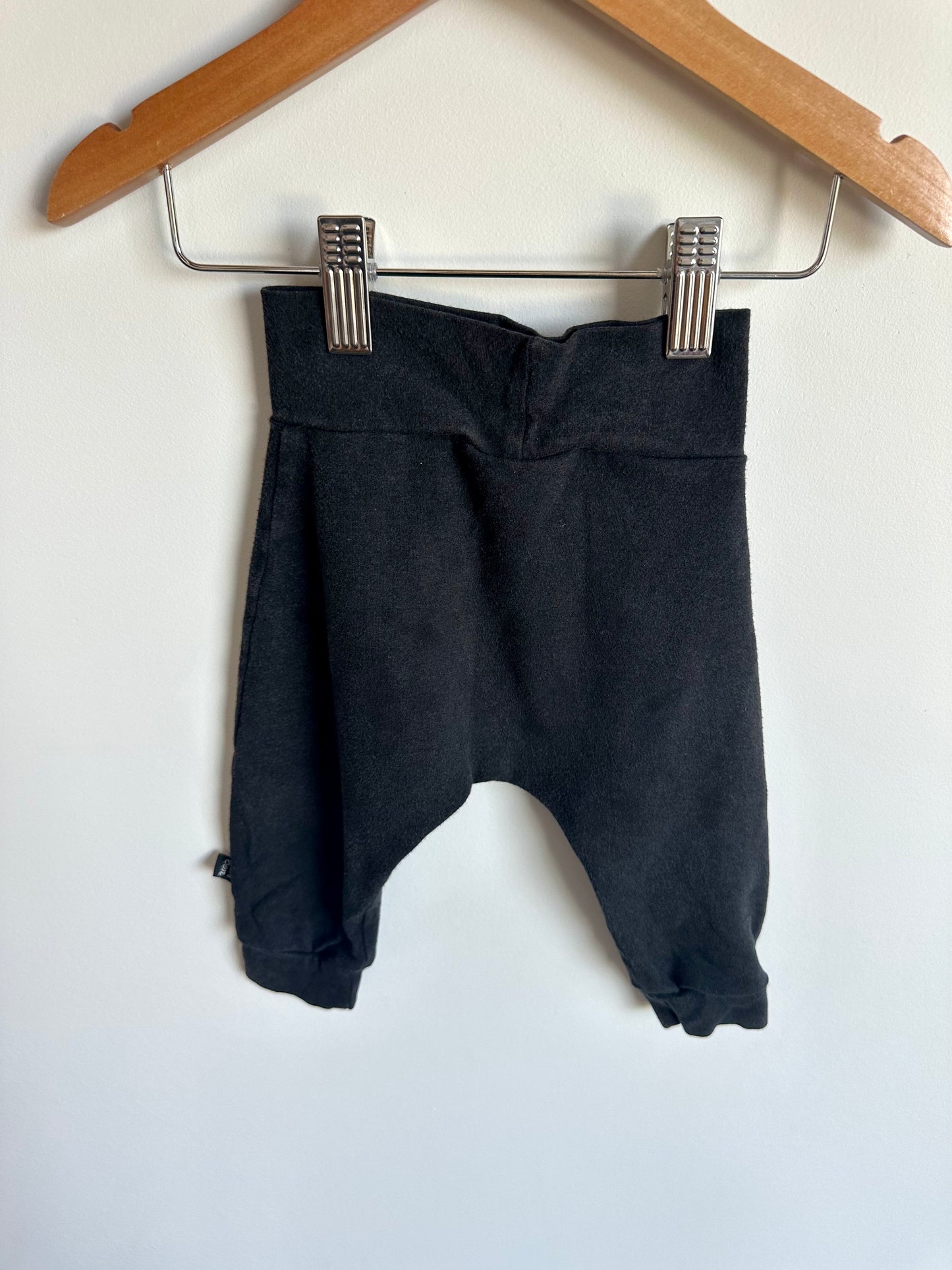 Vonbon Organic Black Pants / 12-18m