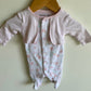 Cardigan Floral Jumpsuit / 0m