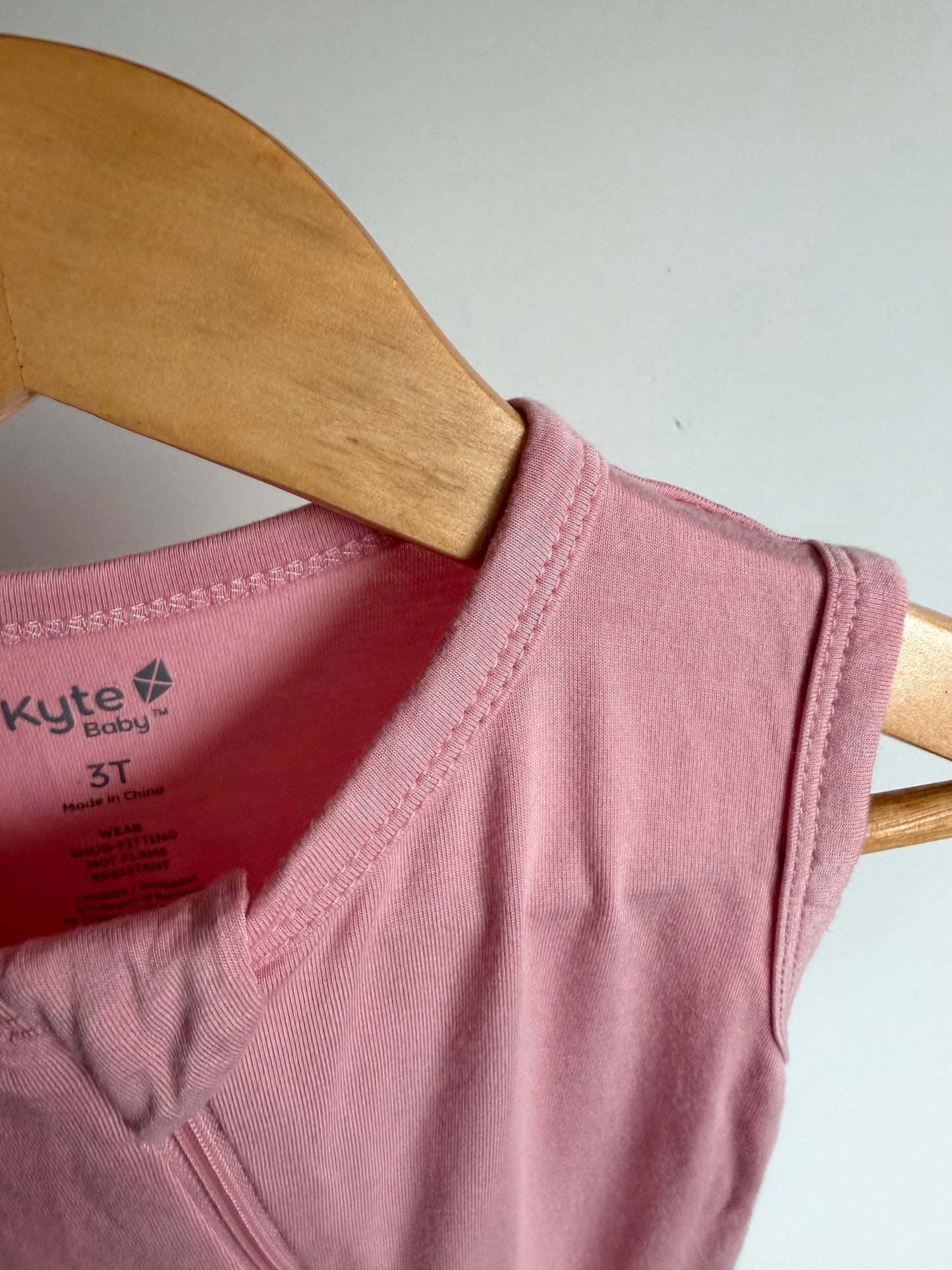 Kyte Pink Short Sleeve Romper / 3T