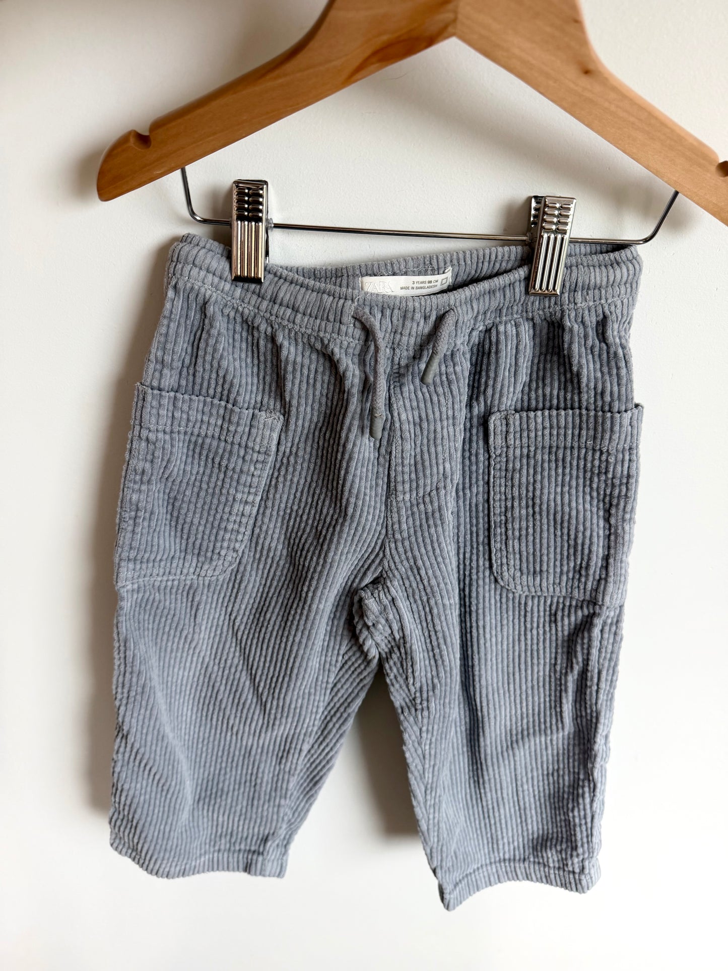 Dusty Blue Corduroy Pants (PLAY) / 3T