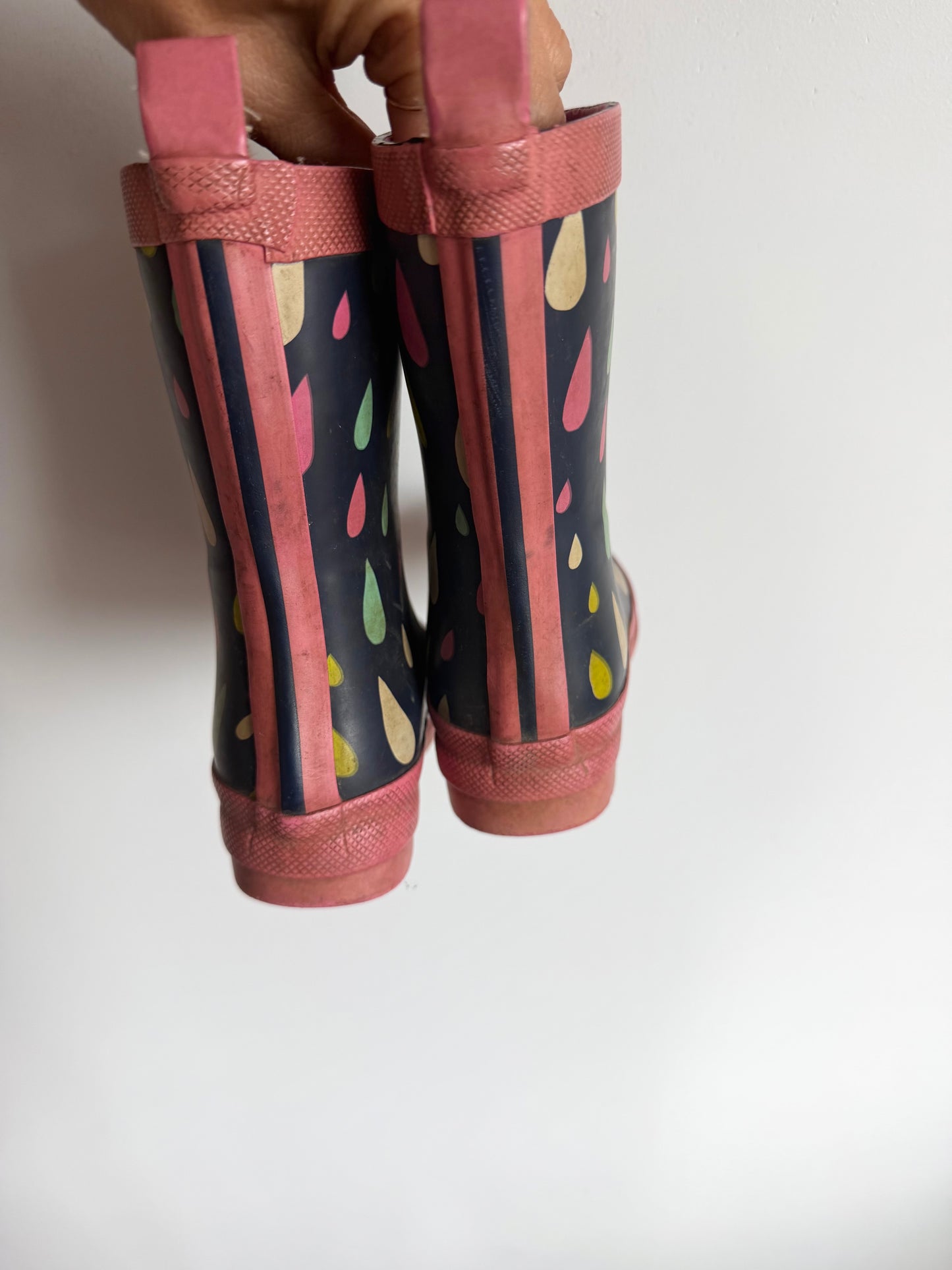 Hatley Rain Drop Boots / Size 6 toddler