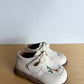 Embroidered Floral White Shoes / Size 9 Toddler