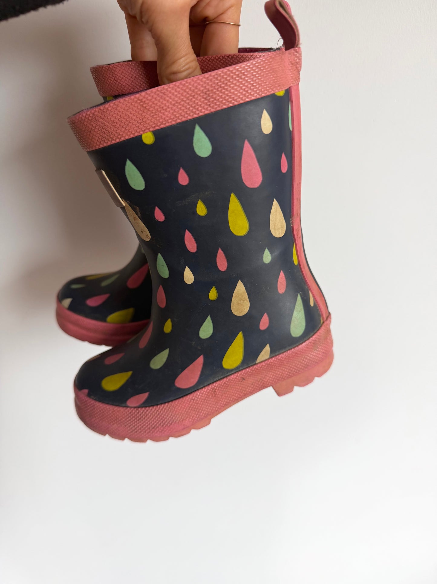 Hatley Rain Drop Boots / Size 6 toddler