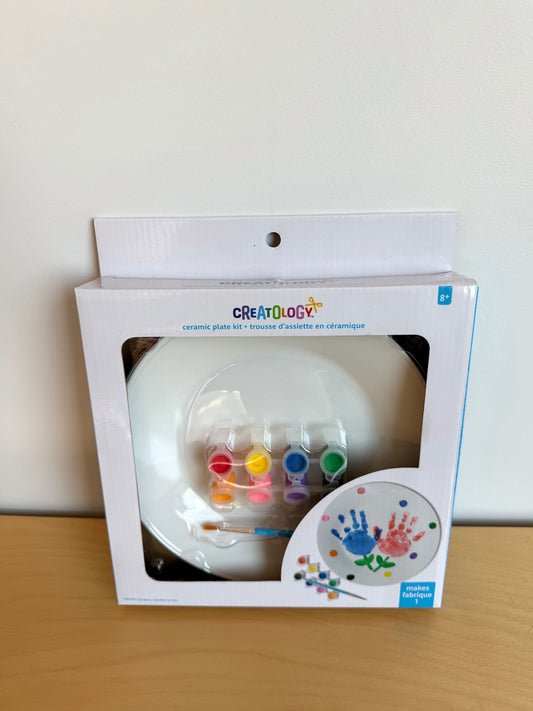 Ceramic Plate Kit Craft (With tags) (No Shipping)