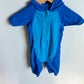 Shark Hooded Half Zip Swimsuit / 0-3m