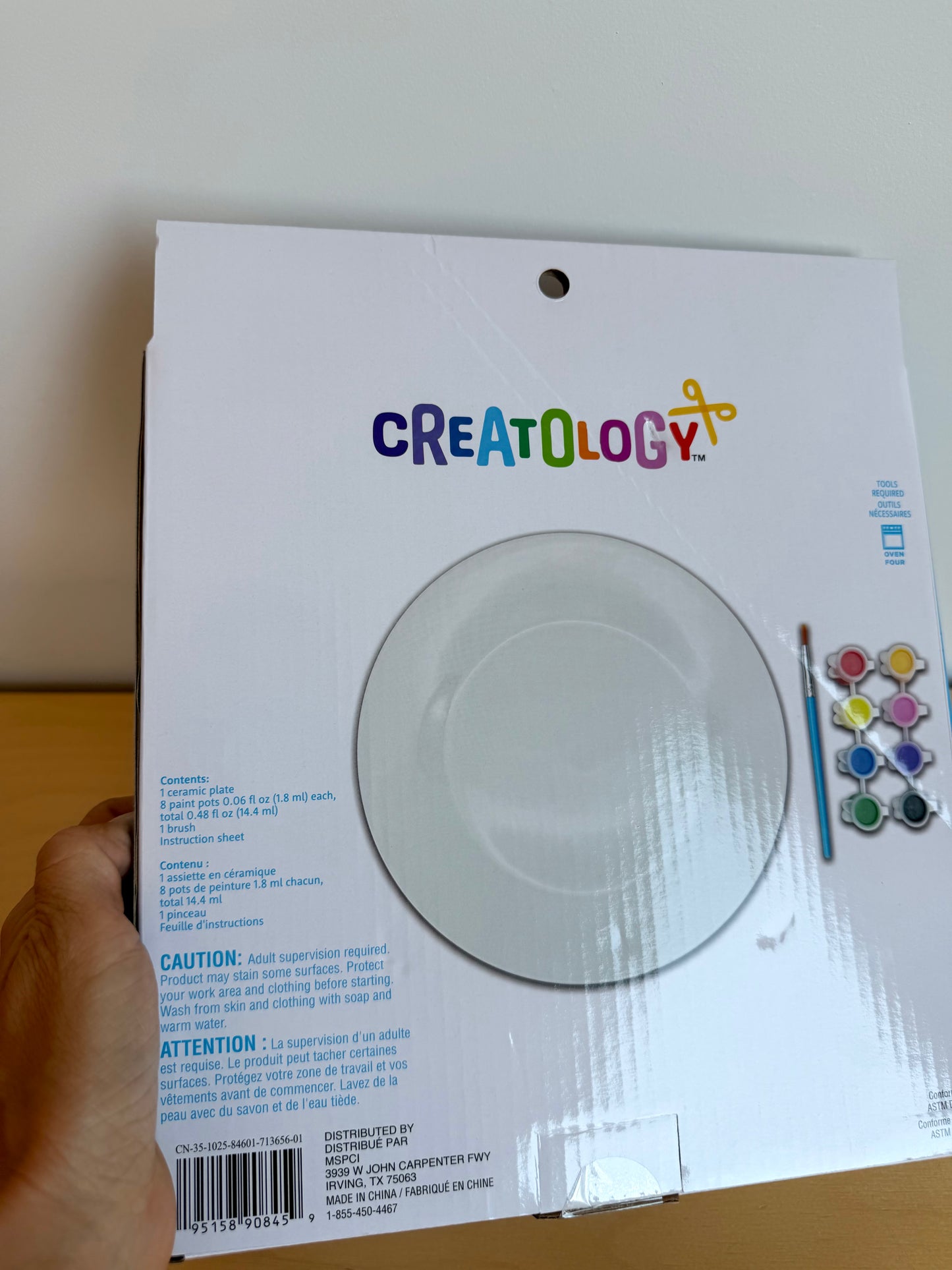 Ceramic Plate Kit Craft (With tags) (No Shipping)
