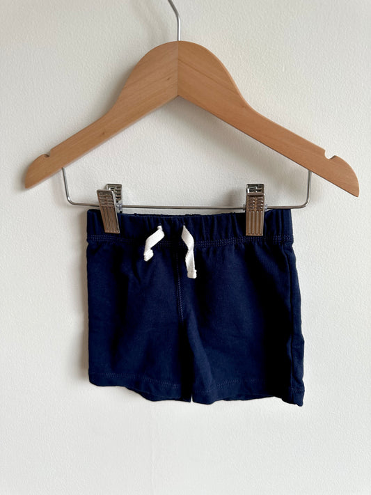 Navy Drawstring Shorts / 12m