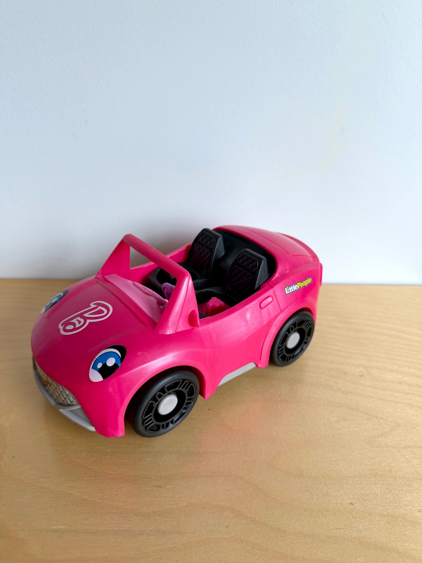 Little People Hot Pink Convertible Car Toy (No Shipping)