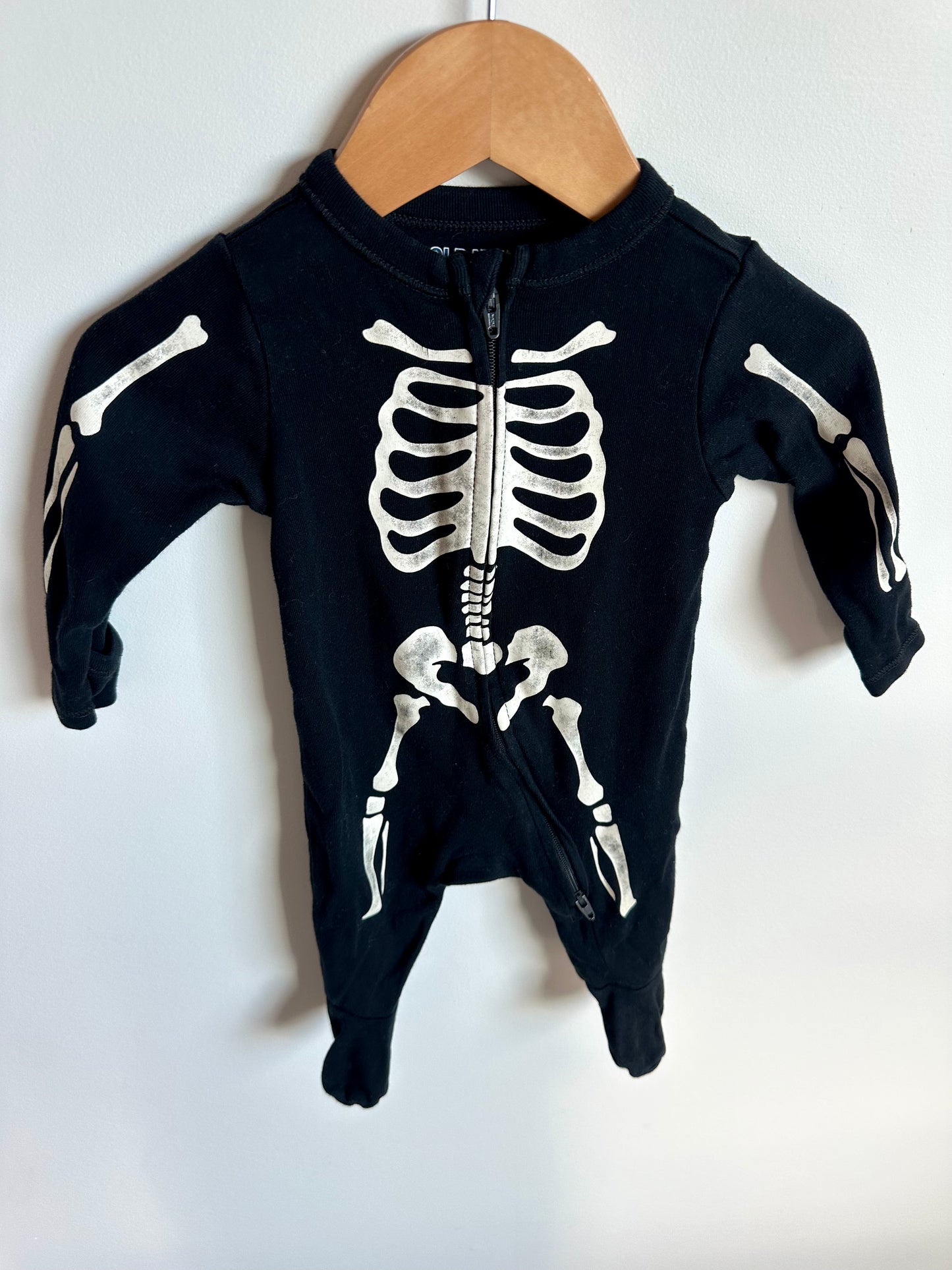 Glow in the Dark Skeleton Sleeper / 0-3m