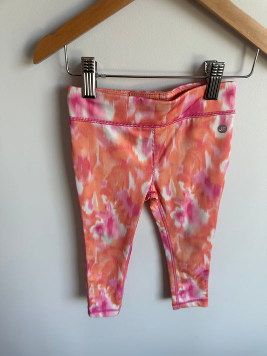 Tie Dye Peach Pink Athletic Pants / 2T