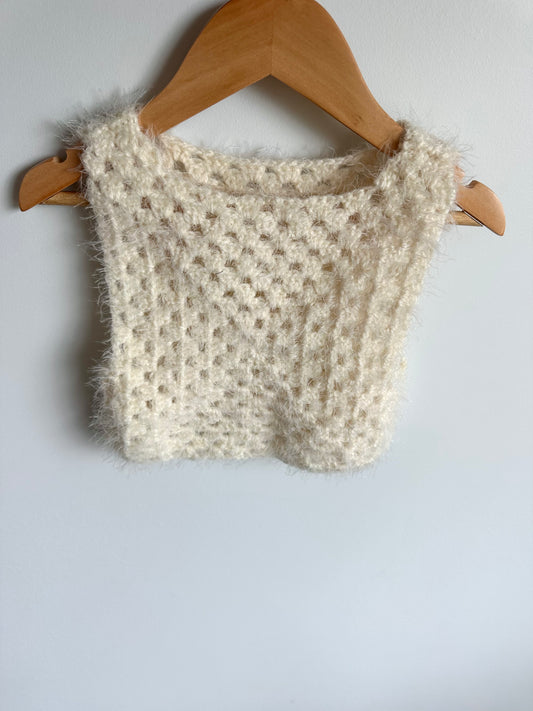 Crochet Cropped Vest / 12-18m?