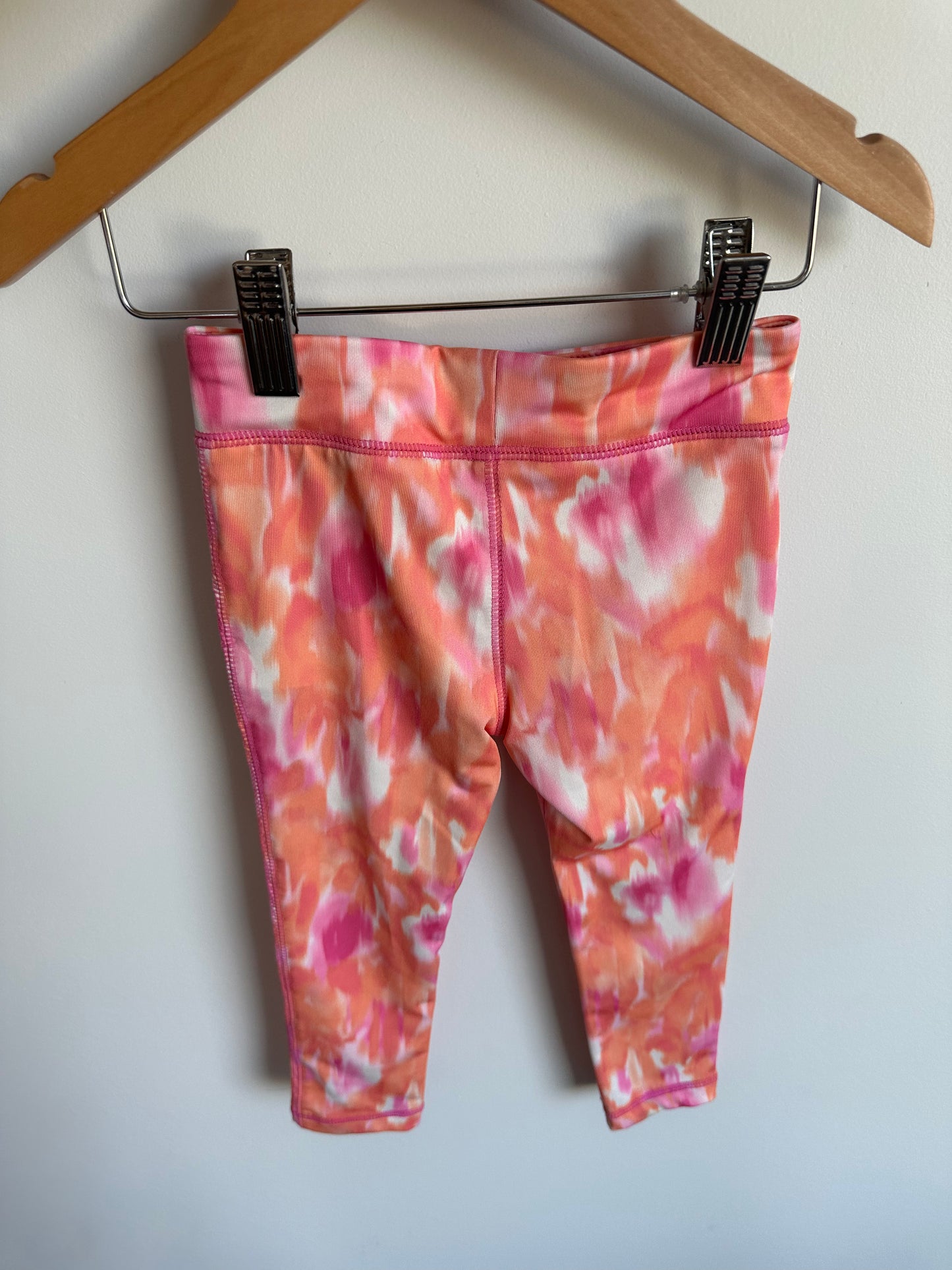 Tie Dye Peach Pink Athletic Pants / 2T