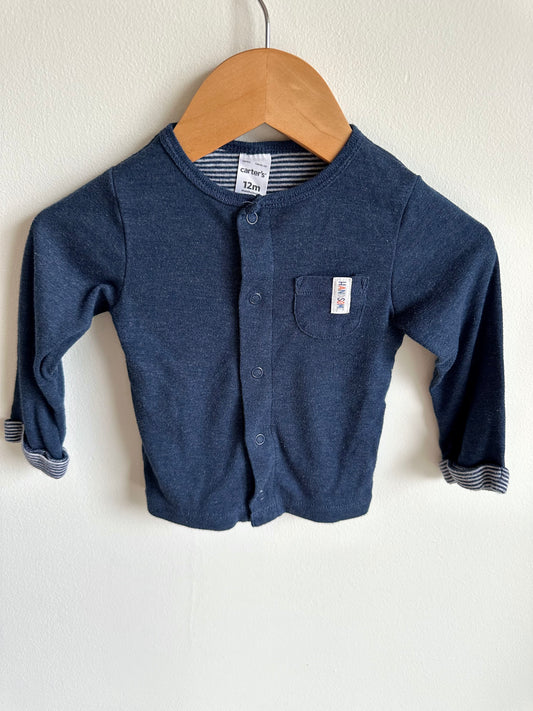 Handsome Button Up Long Sleeve / 12m