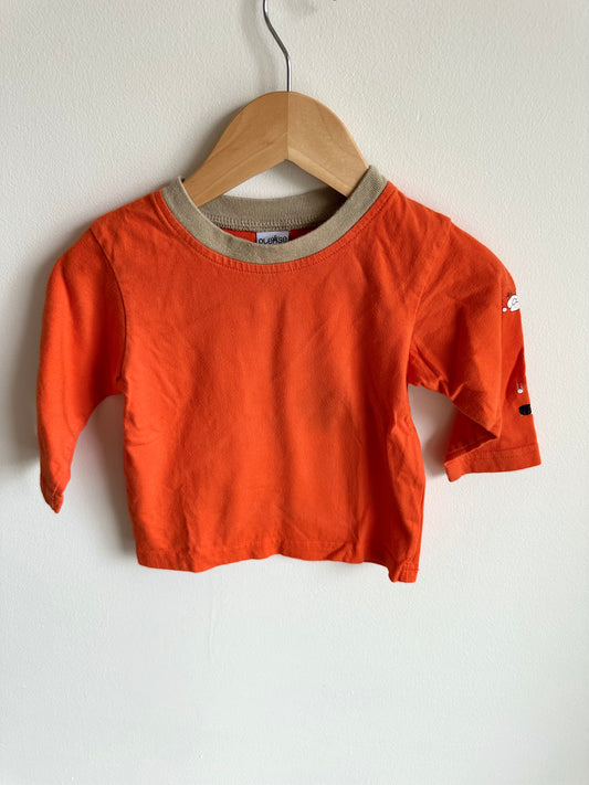 Please Mum Orange Long Sleeve / 12m