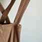 Tan Suspender Leggings/ 12-18m