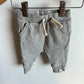 100% Organic Cotton Grey Joggers / 3-6m
