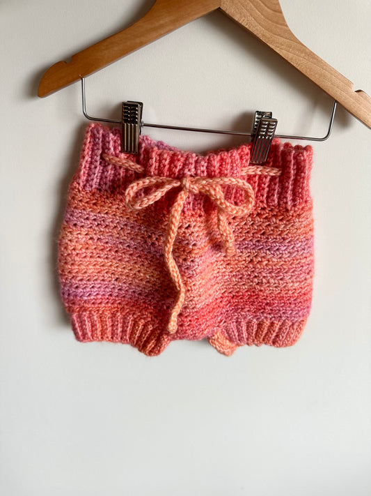 Pink Crochet Shorts / 4T?
