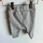 100% Organic Cotton Grey Joggers / 3-6m