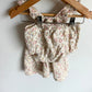 Quincy Mae Floral Ruffle Strap Top + Bloomers / 18-24m
