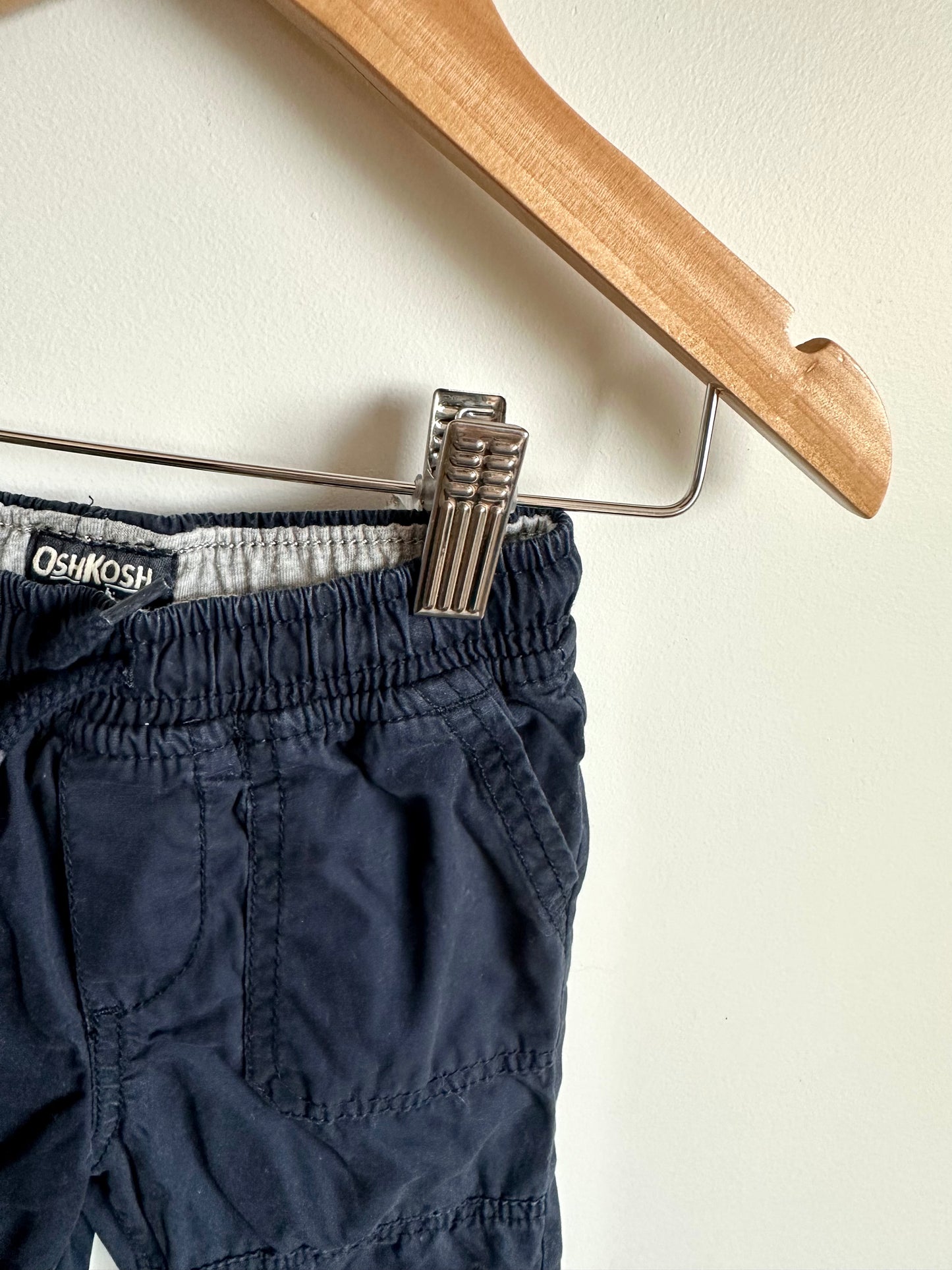 OshKosh Navy Tapered Pants / 12m