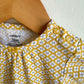 Yellow Patterned Bodysuit with Skirt / 12m