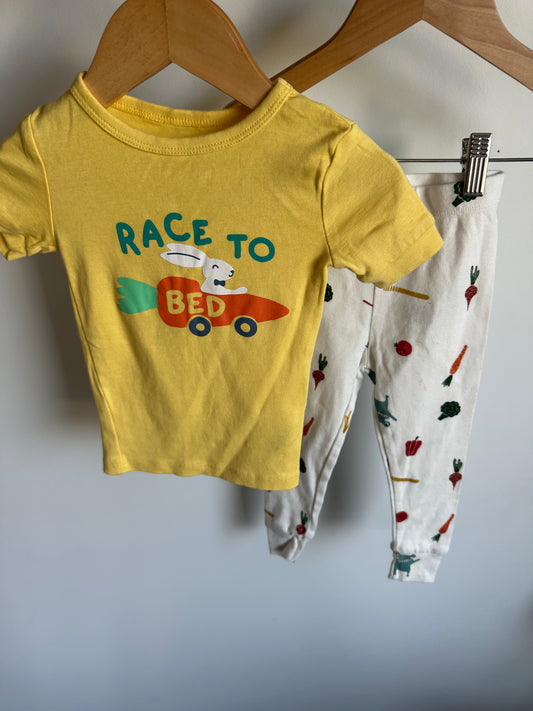 Race To Bed PJ Set / 2T