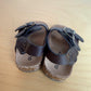 Brown Double Strap Baby Sandals / 3-6m