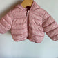 Gap Pink Stars Puffer Jacket / 6-12m